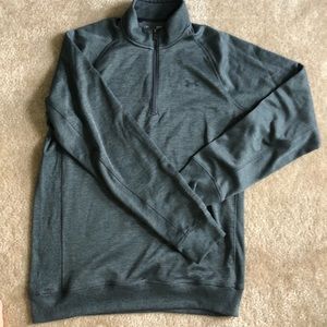 Men’s under armor grey cold gear quarter zip